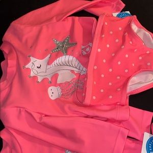 Brand new 6 month pink bathing suit
